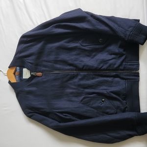 Mango Linen bomber jacket medium
